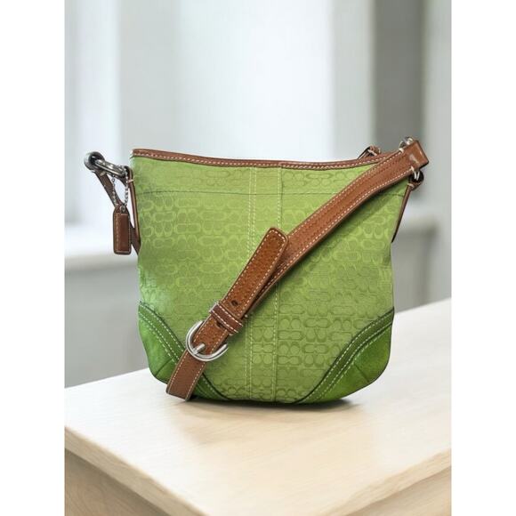 Y2K Coach Mini Signature Small Swing Pack Bag - Picture 1 of 11